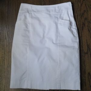 White H&M Pencil Skirt